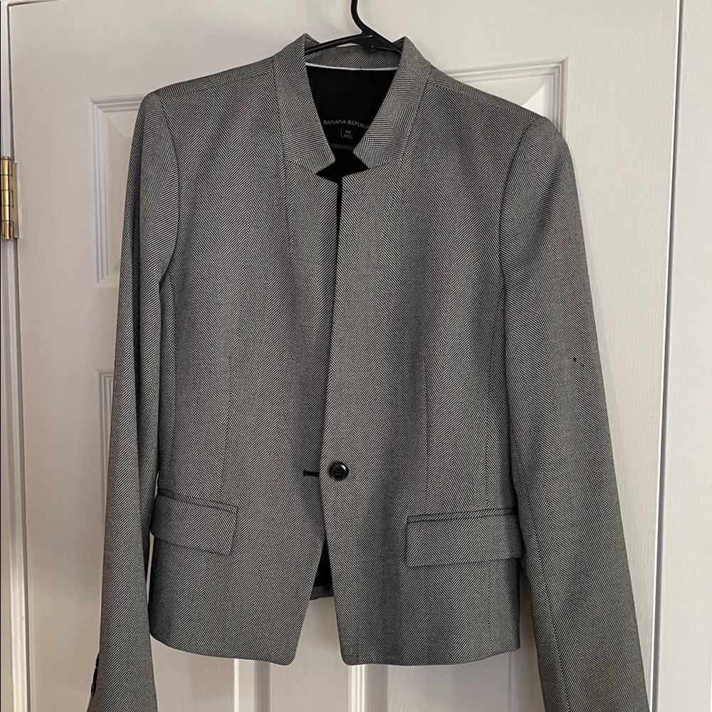 Banana Republic Gray Women's Blazer